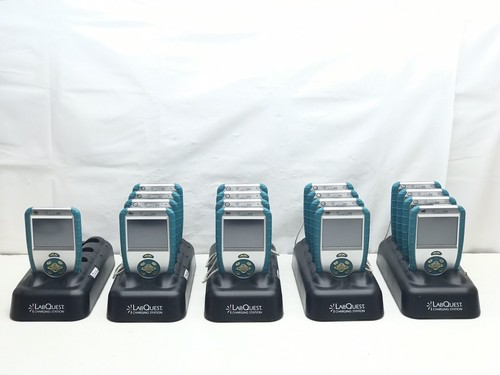 Lot of 17 Vernier LabQuest Handheld Data Collectors W/ Charging Docks