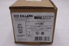 KILLARK VP3485 30A GROUND STYLE 2 PLUG, 3-WIRE 4-POLE - STOCK 3707CC