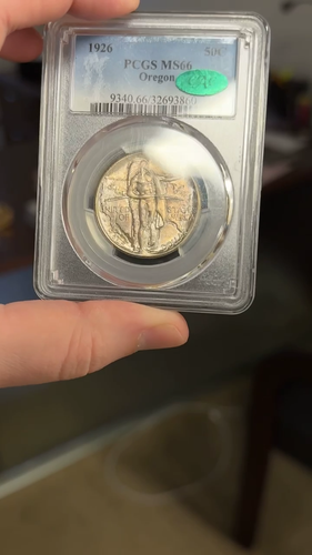 1926 PCGS & CAC MS66 Oregon Commeorative Half Dollar - Video 1 of 1