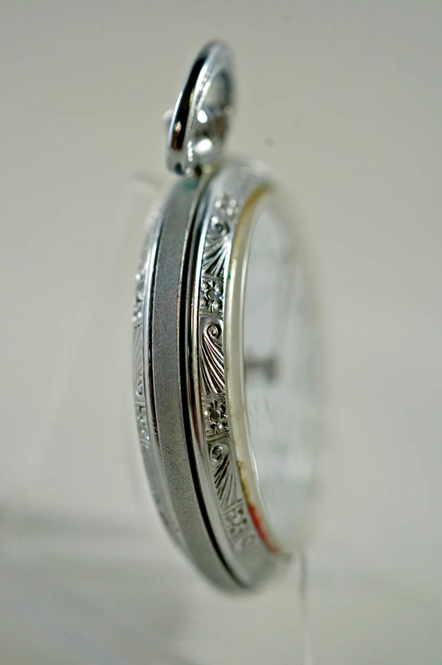 Bulova Caravelle 16OC 17 Jewels 50mm UT 6497 Swiss pocket watch Runs - Image 4 of 4