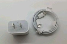 Apple Genuine OEM 20W USB-C Fast Charger Adapter  New Cable 1m 3ft iPad Used