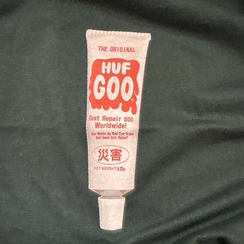 huf t shirt large Men’s Dark Green - Picture 6 of 7