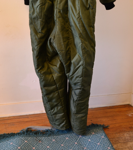 Vtg SEARS Work Quilted Insulated Winter Snowsuit Coveralls Jumpsuit 42-44 Tall L - Picture 7 of 8