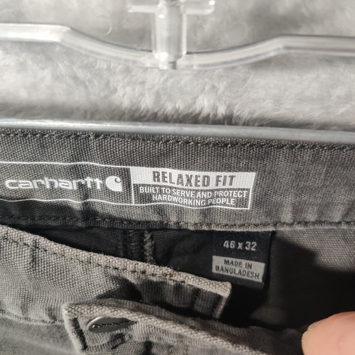 Carhartt Canvas Arbeitshose Herren 44x30 grau Relaxed Rugged Fit BN2291-M 102291 306 - Bild 4 von 17