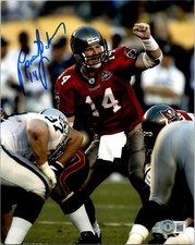 BRAD JOHNSON SIGNED 8X10 PHOTO BECKETT BAS COA TAMPA BAY BUCS BUCCANEERS 1