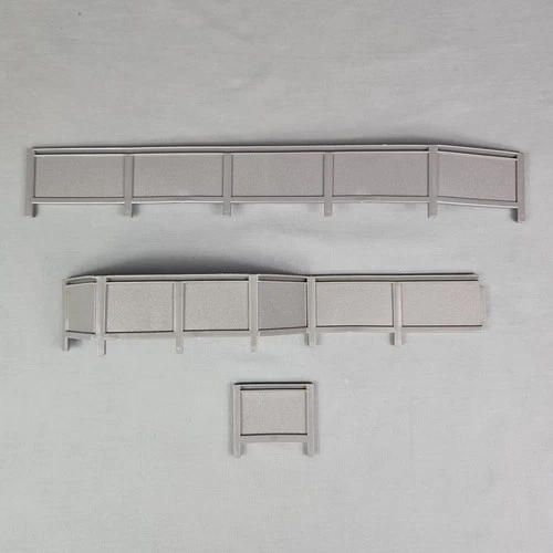 G.I. Joe 1985 USS U.S.S. Flagg Complete Set 3 Railings ORIGINAL NO REPRO