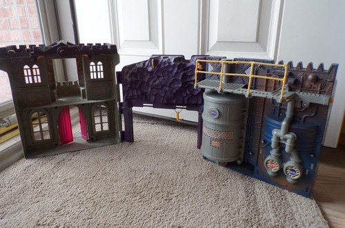 Batman Bruce Wayne Manor toy Kenner Purple Vintage 1990s Batcave command center - Picture 12 of 14