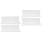  2 Sets Schwebendes Regal Schweberegale Speicherhalterung Regalhalterungen