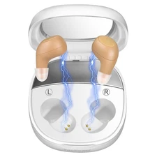 Hearing Aids for Seniors Latest 16-Channel Digital OTC Rechargeable Hearing A...