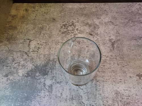Vintage Water Juice Glass Tumbler 12 oz. Clear Unbranded Round - Picture 4 of 4