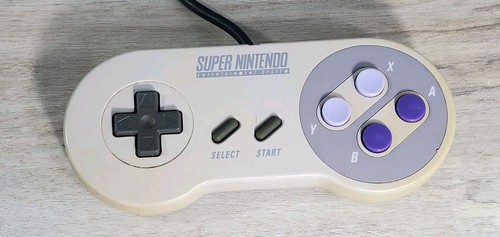 OFFICIAL SNES Controller SUPER NINTENDO SNS-005 Gamepad UNTESTED - Picture 2 of 9