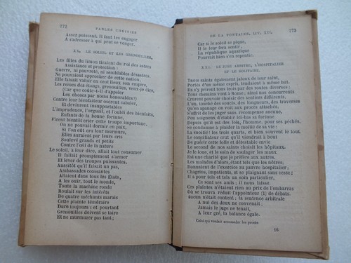 Altes Buch - FABLES DE LA FONTAINE - Vorausgabe 1913/14 - Paris - KB5 - Picture 12 of 13