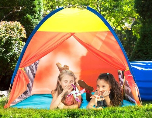 B. TOYS Play Tent Indoor/Outdoor Playhouse Portable Play House Camping Free Ship - Picture 2 of 4