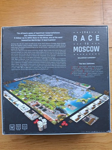 Race To Moscow, Phalanx Games, gebraucht, Sleeved Cards, enthält Minis Erweiterung - Bild 2 von 24