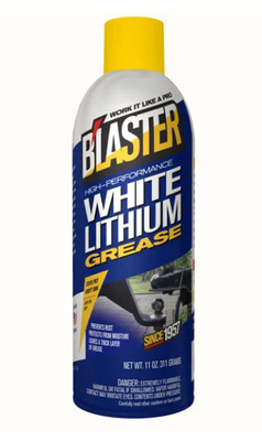 White Lithium Grease Spray 11 oz High Performance Multi-Purpose Lubricant