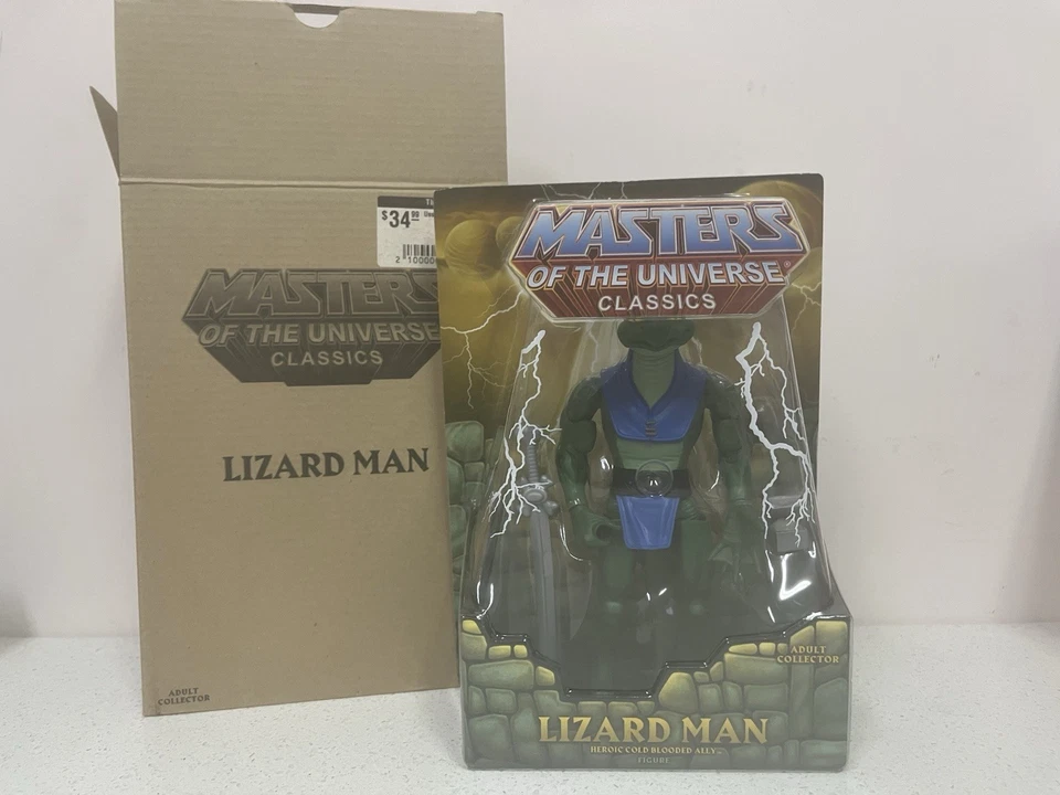 MOTUC He-Man Masters of the Universe Clásicos LIZARD MAN SIN USAR, EN CAJA SELLADA SIN USAR, EN CAJA SELLADA Mattel Foto 4 de 4
