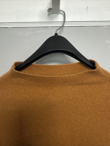 Maglione Anthropologie Maeve 100% Cashmere Taglia S Miele Texturizzato Look Largo - Foto 5 di 10