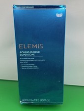 Elemis Aching Muscle Super Soak Musclease Bath Soak 13.5 OZ/400 ml NEW Box Wear