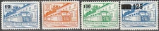 Stamp Denmark Railway Train Railroad Tram Local Nastved Praest Mern Set MNH