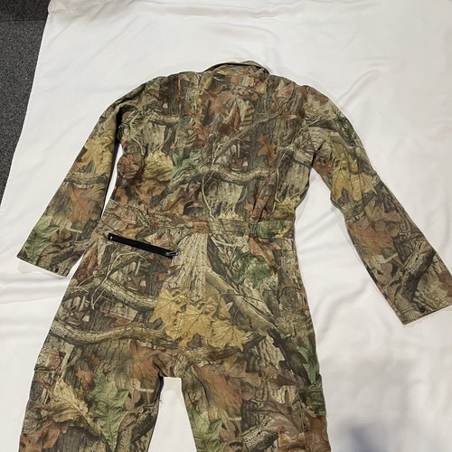 VTG Whitewater Outdoors Coveralls Mens 43x27 Realtree Camo Timber Hunting Work - Picture 9 of 13