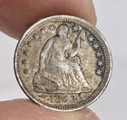 1853 Seated Liberty Silver Half Dime XF - 97300