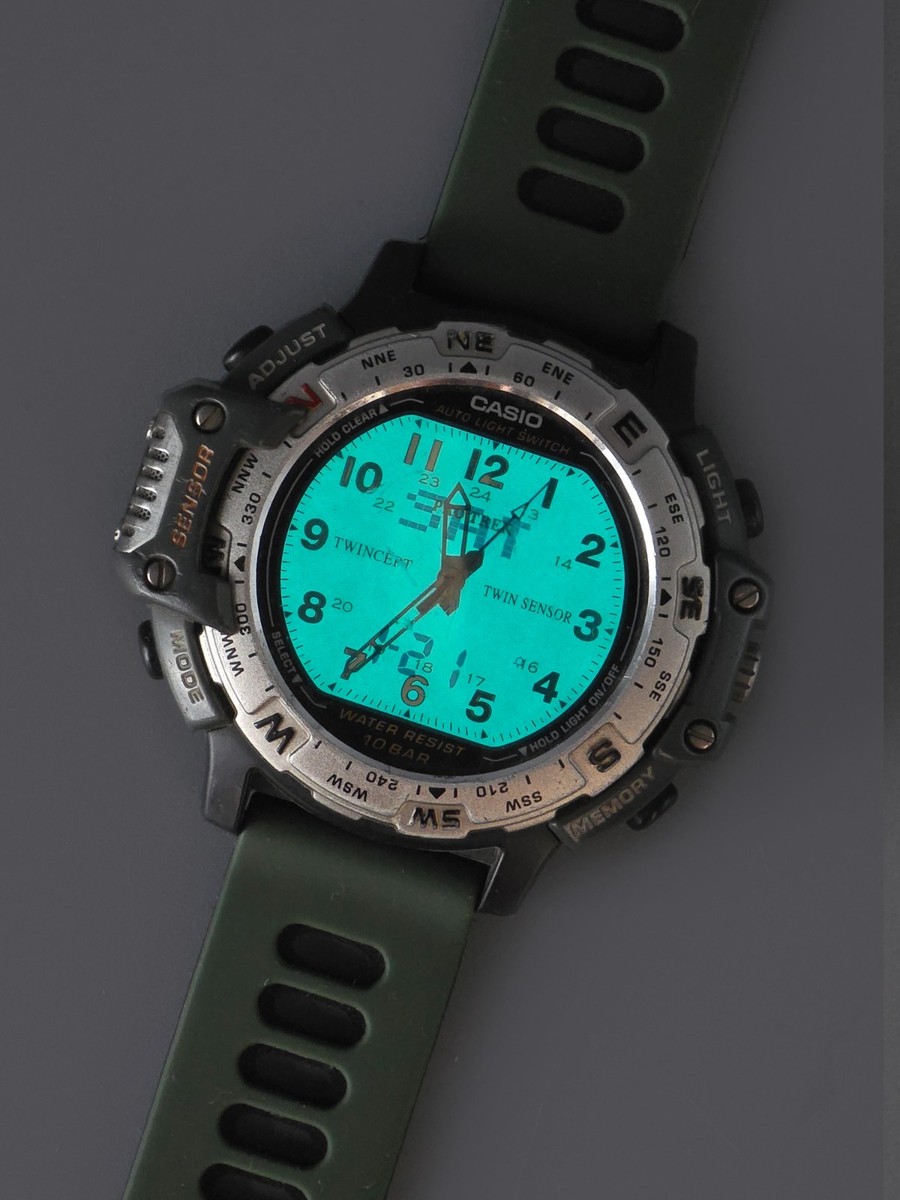CASIO Twincept PRT-50 ProTrek 1375 Quartz Ana-Digi Twin