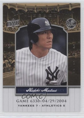 2008 Upper Deck Yankee Stadium Legacy Hideki Matsui #YSL6336 officiel