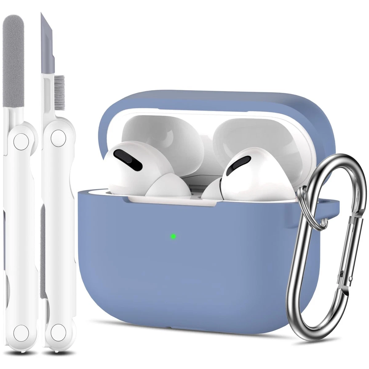 AirPods Pro 1st Gen Protective Silicone Case Full Protection Front LED Visible