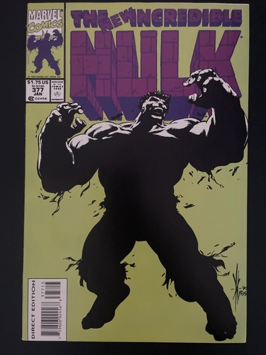 Incredible Hulk #377 (Marvel) Rare Lime Green 3rd Printing - 第 2/7 張圖片