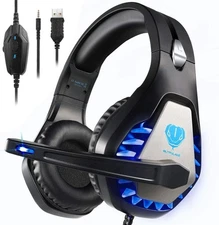 Gaming Headset for PS4, Xbox One, PC, PS5, Laptop, Mac, Nintendo Switch, 3.5MM N