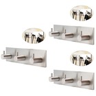  3 PCS Edelstahl Wandhaken Gardrobenhalter Zum Aufhängen Der Zur Wandmontage