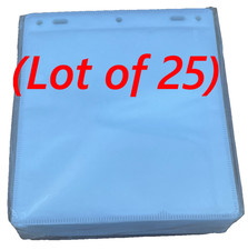 Double CD / DVD Pages for 2-, 3-Ring Binders, 90175 Lot of 25 