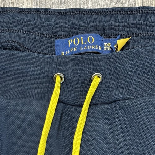 Polo Ralph Lauren Joggers Mens 3XB Big XXXL Blue Pony Stretch Sweatpants - Picture 5 of 13