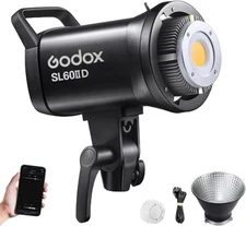 SL60IID 70W LED Video Light, 18600Lux@1M 5600K COB LED Continuous Light, Blue...