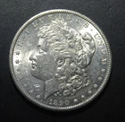 1890 s Morgan Silver Dollar
