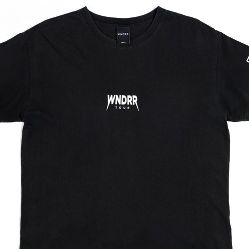 WNDRR Tour T-Shirt Black Men’s Small Japan Cities Graphic Streetwear Tee Cotton - Picture 4 of 9