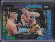 2023 Panini Select UFC Alexandr Romanov #242 Octagonside Tie-Dye Prizm /25 