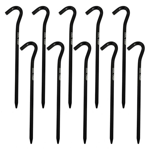 Heavy Duty For Camping Tent Pegs Hexagon Rod Aluminum Stakes Set of 10 - Picture 17 of 24