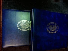 Two U.S. First Day Cover Society 25 Page Binders - Used in Good Condition