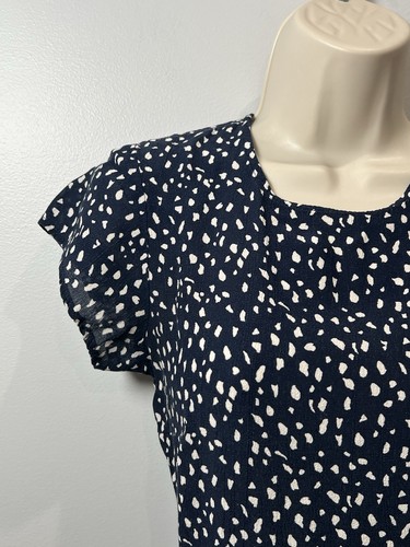 Urban Outfitters Blue White Polka Dot Maxi Tie Back Dress Size S - Bild 3 von 11