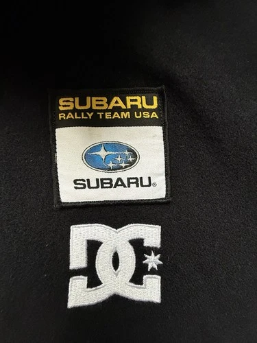 DC Shoes Ken Block 43 Subaru Rally Monster Energy Leather Jacket XXL Rare image 5