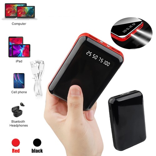 10000mAh Power Bank Portable External Battery Backup Charger For Cell Phone