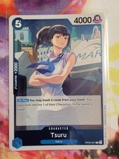 One Piece CCG Tsuru OP06-051 P-06 Wings Of The Captain Rare English FOIL
