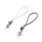 Pack of 2 Durable DIY Phone Lanyard Nylon Phone Charm Carabiner Wrist Lanyard