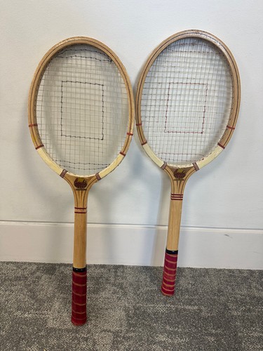 Vintage Retro Wooden Tennis Racket Slazenger, Dunlop, Professional, Wilson - Picture 104 of 145