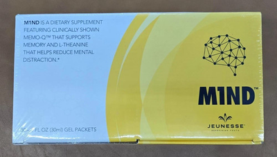 #ad M1ND by Jeunesse Global 1 Box 30 gel packs Use By Date 06 2026 $43.75