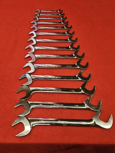 Snap On Four Way Angle SAE Wrench Set VS814A 3/8” - 1 1/4” 14pc Flank MSRP $1080 - Picture 2 of 12