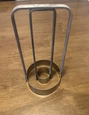 Vintage Silver Stainless Steel Pineapple Apple Fruit Corer Cutter Slicer