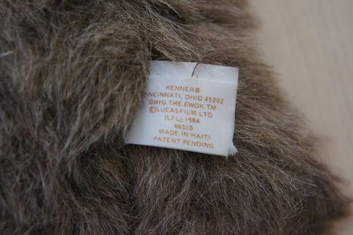 Star Wars Vintage Gwig der Ewok Plüsch (9 Zoll) - Bild 3 von 3