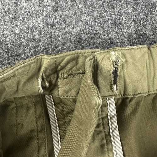 Pantalon Alex Mill homme moyen vert olive cordon coton stretch décontracté chino - Photo 8/8